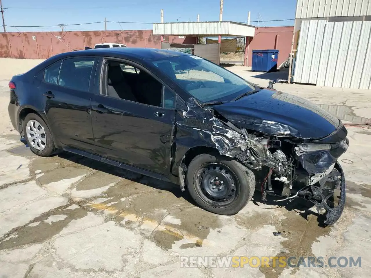 4 Photograph of a damaged car 5YFEPMAE3NP384355 TOYOTA COROLLA 2022