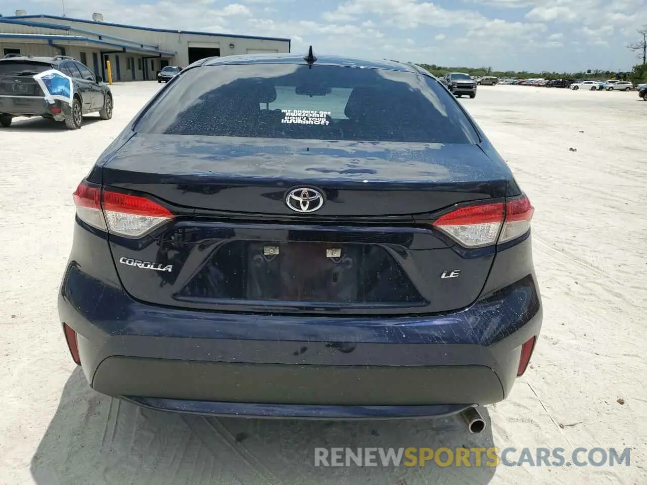 6 Photograph of a damaged car 5YFEPMAE3NP385666 TOYOTA COROLLA 2022