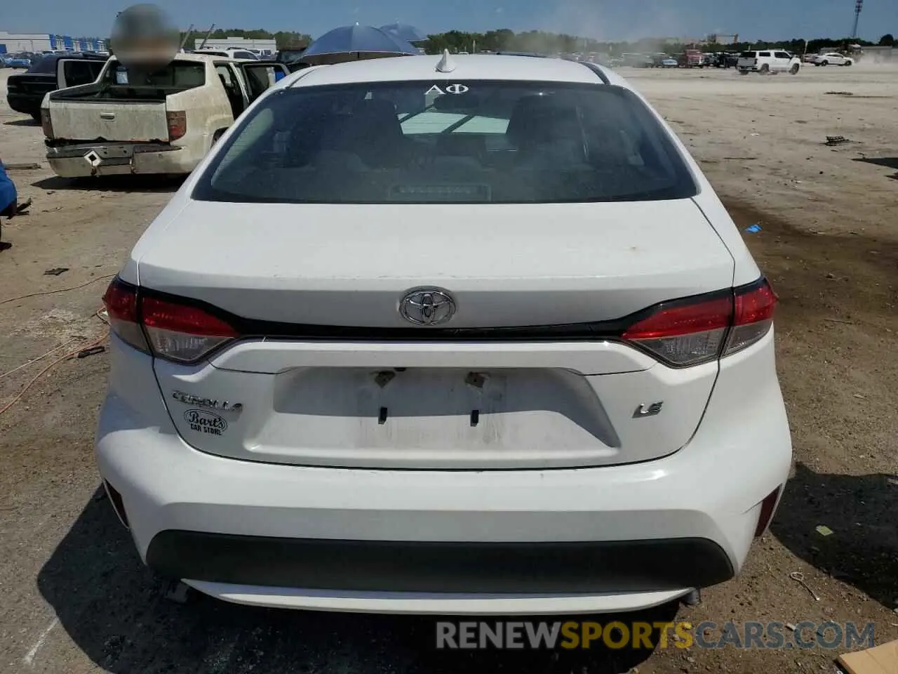 6 Photograph of a damaged car 5YFEPMAE4NP272244 TOYOTA COROLLA 2022