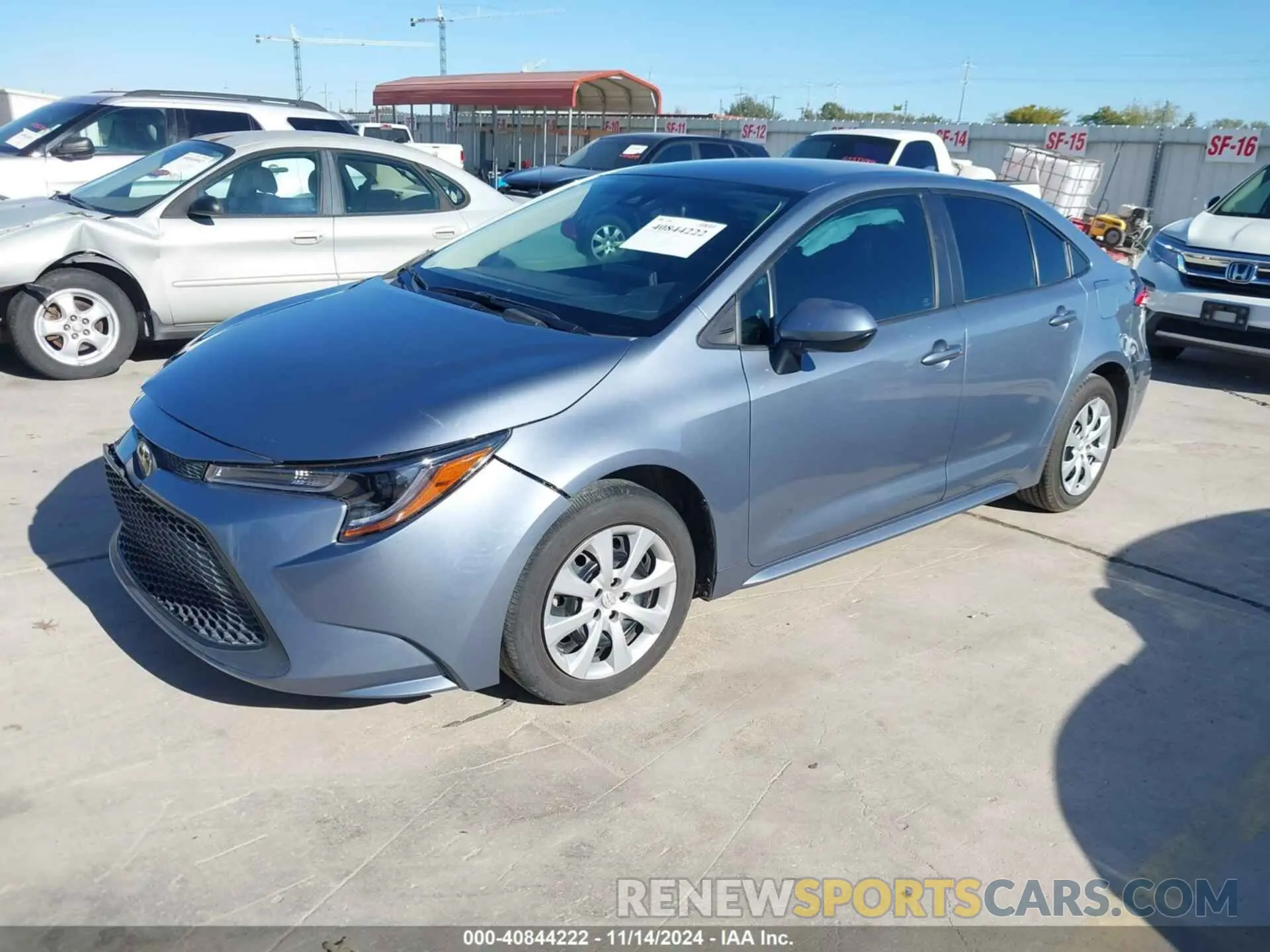 2 Photograph of a damaged car 5YFEPMAE4NP274723 TOYOTA COROLLA 2022