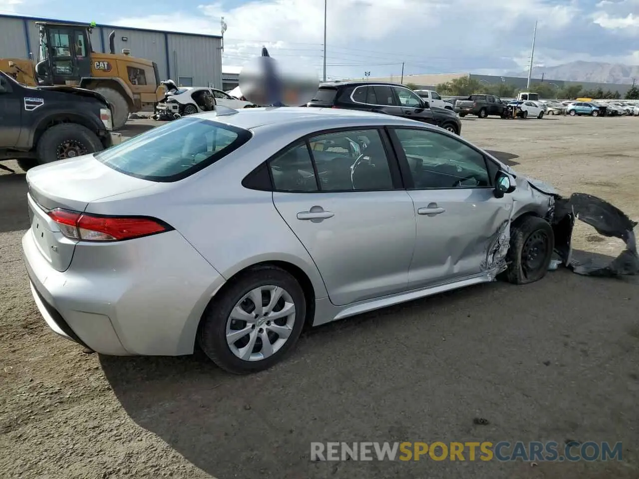 3 Photograph of a damaged car 5YFEPMAE4NP275094 TOYOTA COROLLA 2022