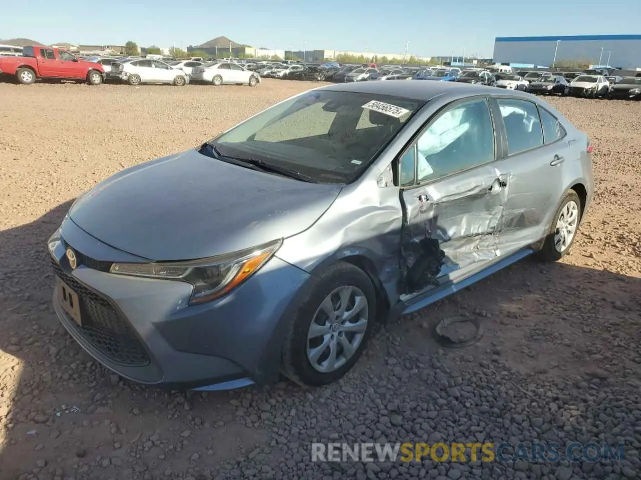 1 Photograph of a damaged car 5YFEPMAE4NP277587 TOYOTA COROLLA 2022