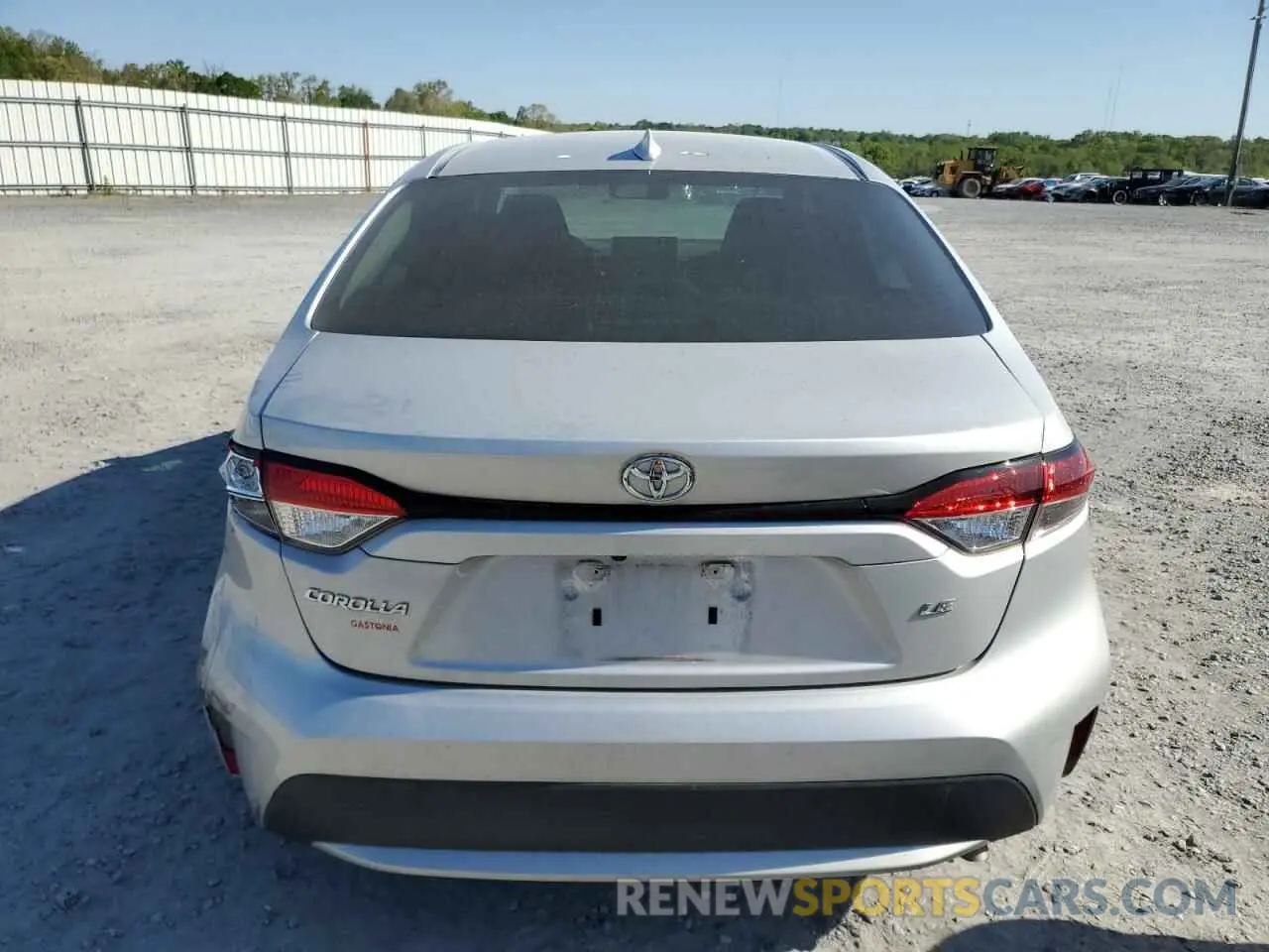 6 Photograph of a damaged car 5YFEPMAE4NP291263 TOYOTA COROLLA 2022