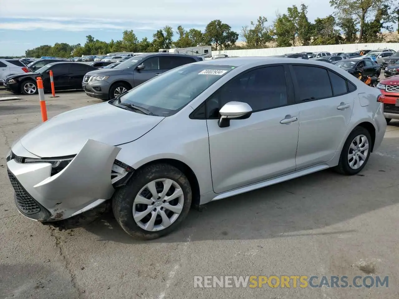 1 Photograph of a damaged car 5YFEPMAE4NP297340 TOYOTA COROLLA 2022