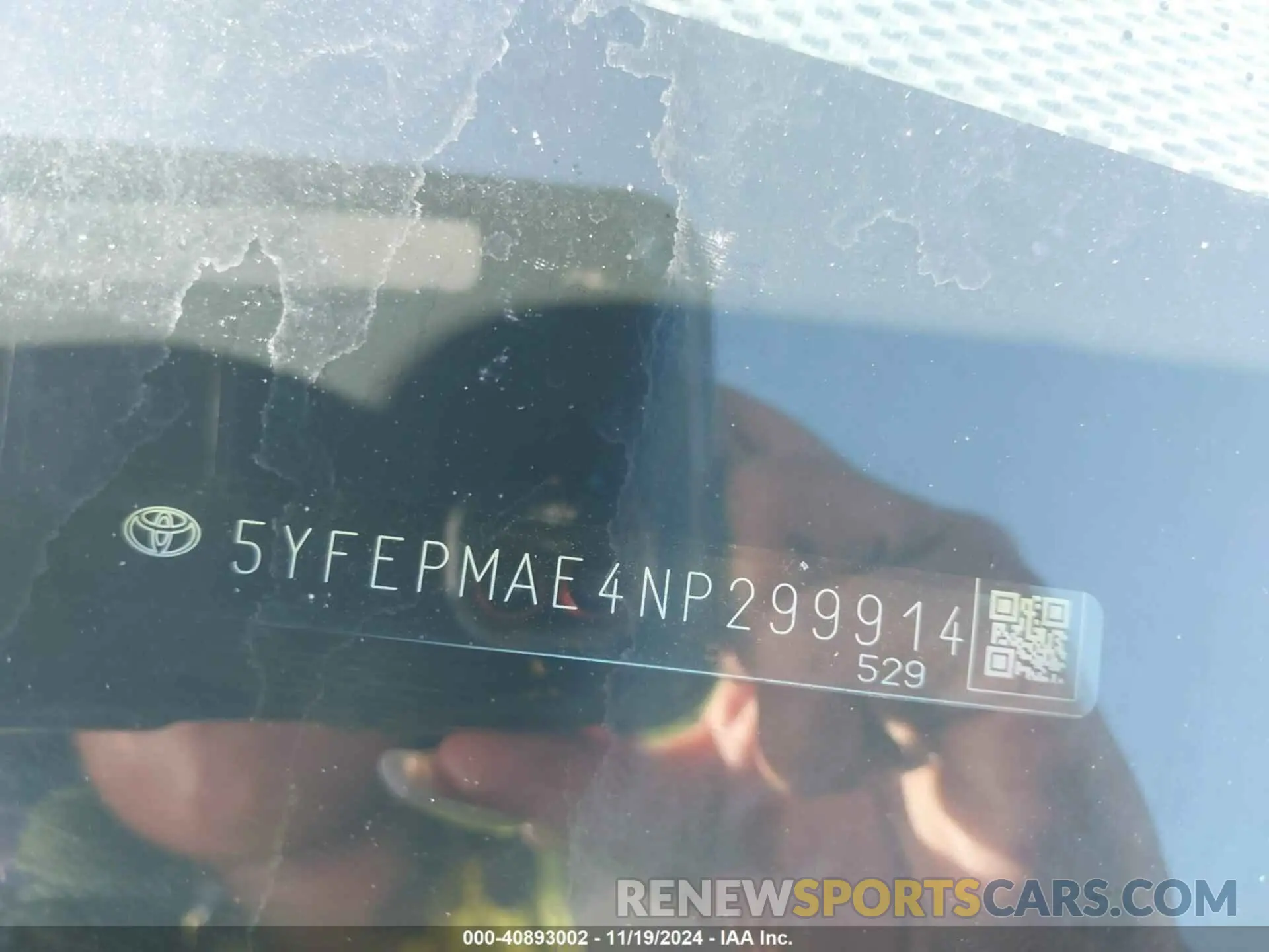 9 Photograph of a damaged car 5YFEPMAE4NP299914 TOYOTA COROLLA 2022