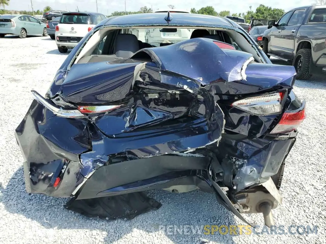 6 Photograph of a damaged car 5YFEPMAE4NP308353 TOYOTA COROLLA 2022