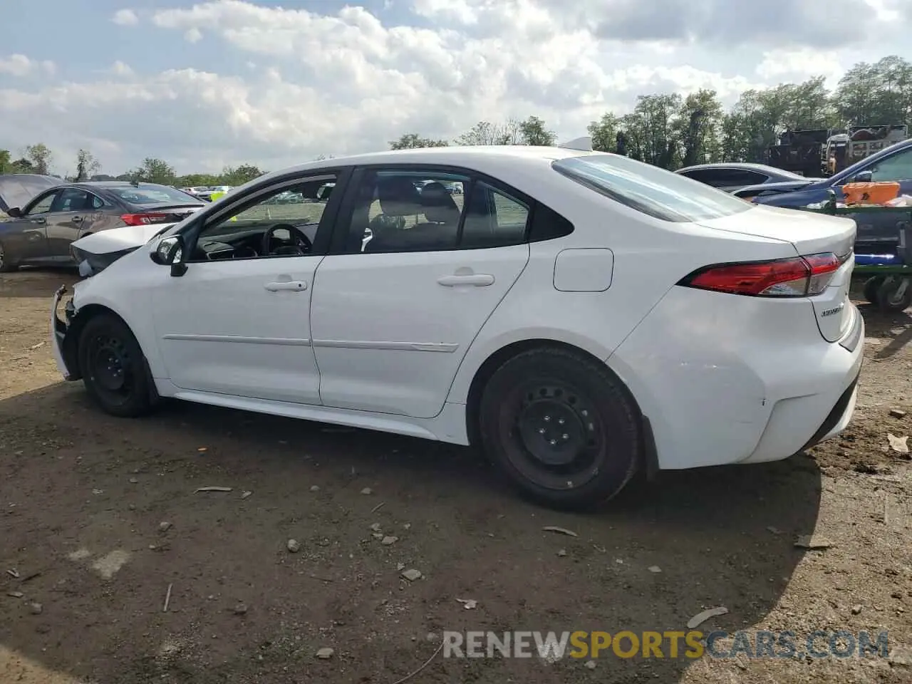 2 Photograph of a damaged car 5YFEPMAE4NP309373 TOYOTA COROLLA 2022