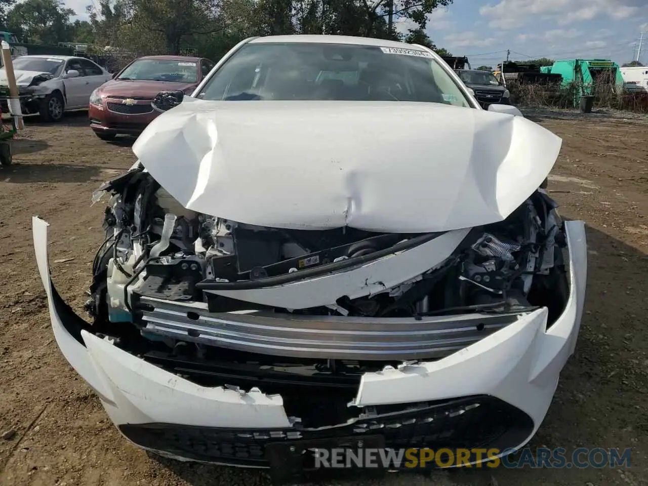 5 Photograph of a damaged car 5YFEPMAE4NP309373 TOYOTA COROLLA 2022