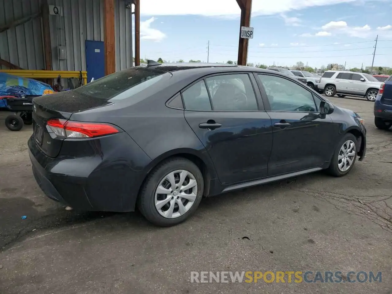 3 Photograph of a damaged car 5YFEPMAE4NP317697 TOYOTA COROLLA 2022