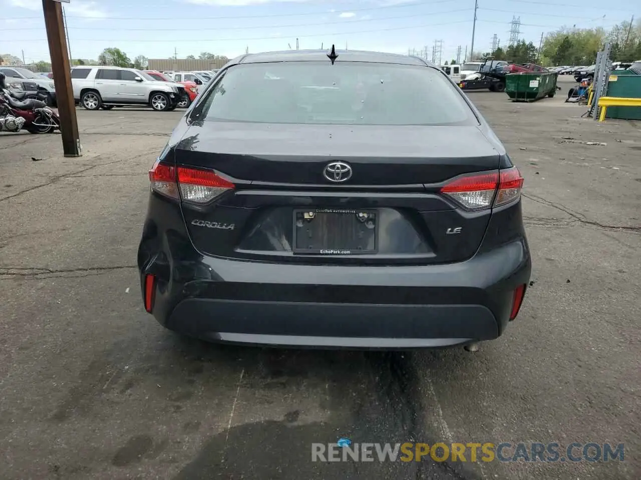 6 Photograph of a damaged car 5YFEPMAE4NP317697 TOYOTA COROLLA 2022