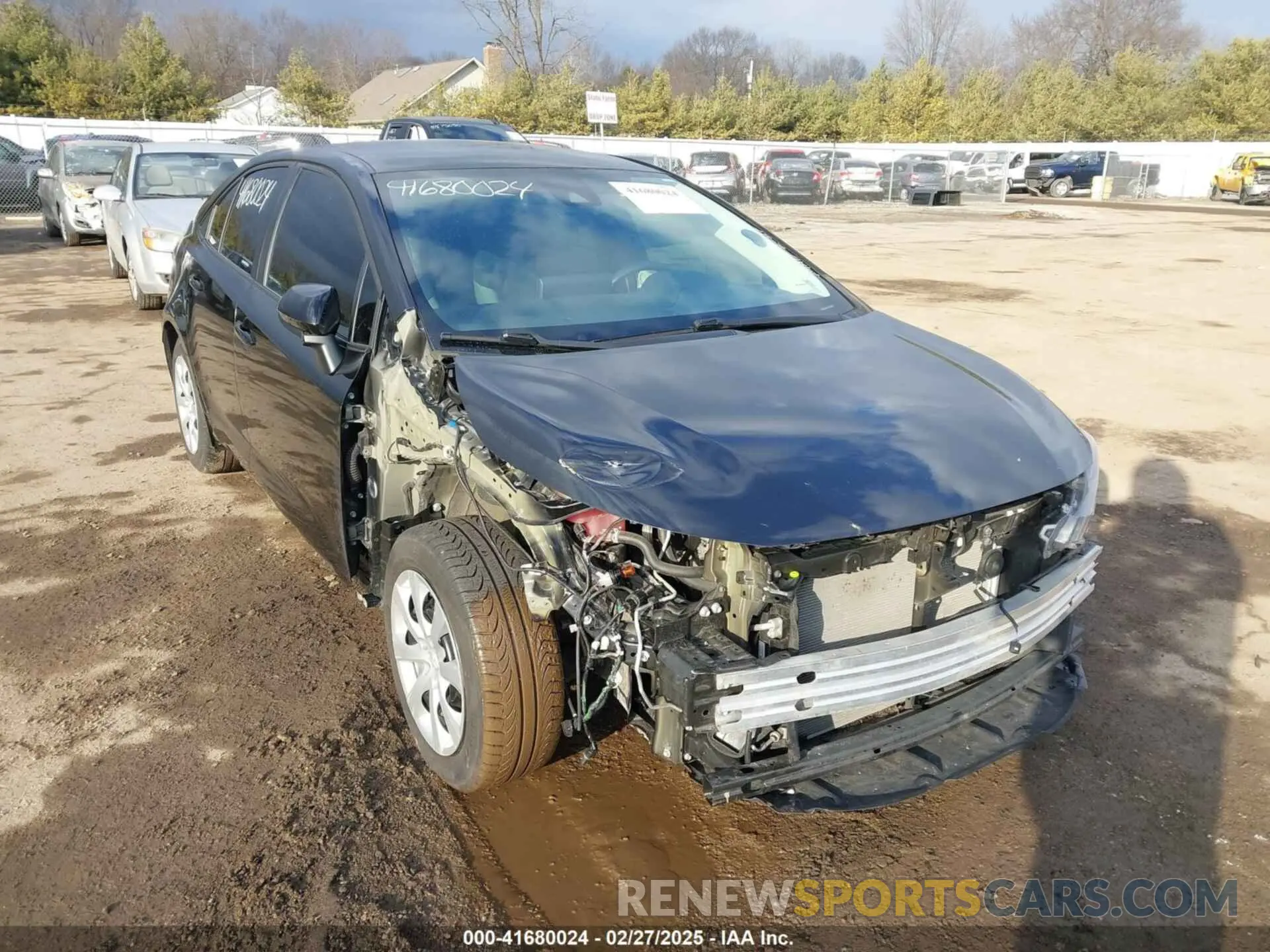 1 Photograph of a damaged car 5YFEPMAE4NP324102 TOYOTA COROLLA 2022