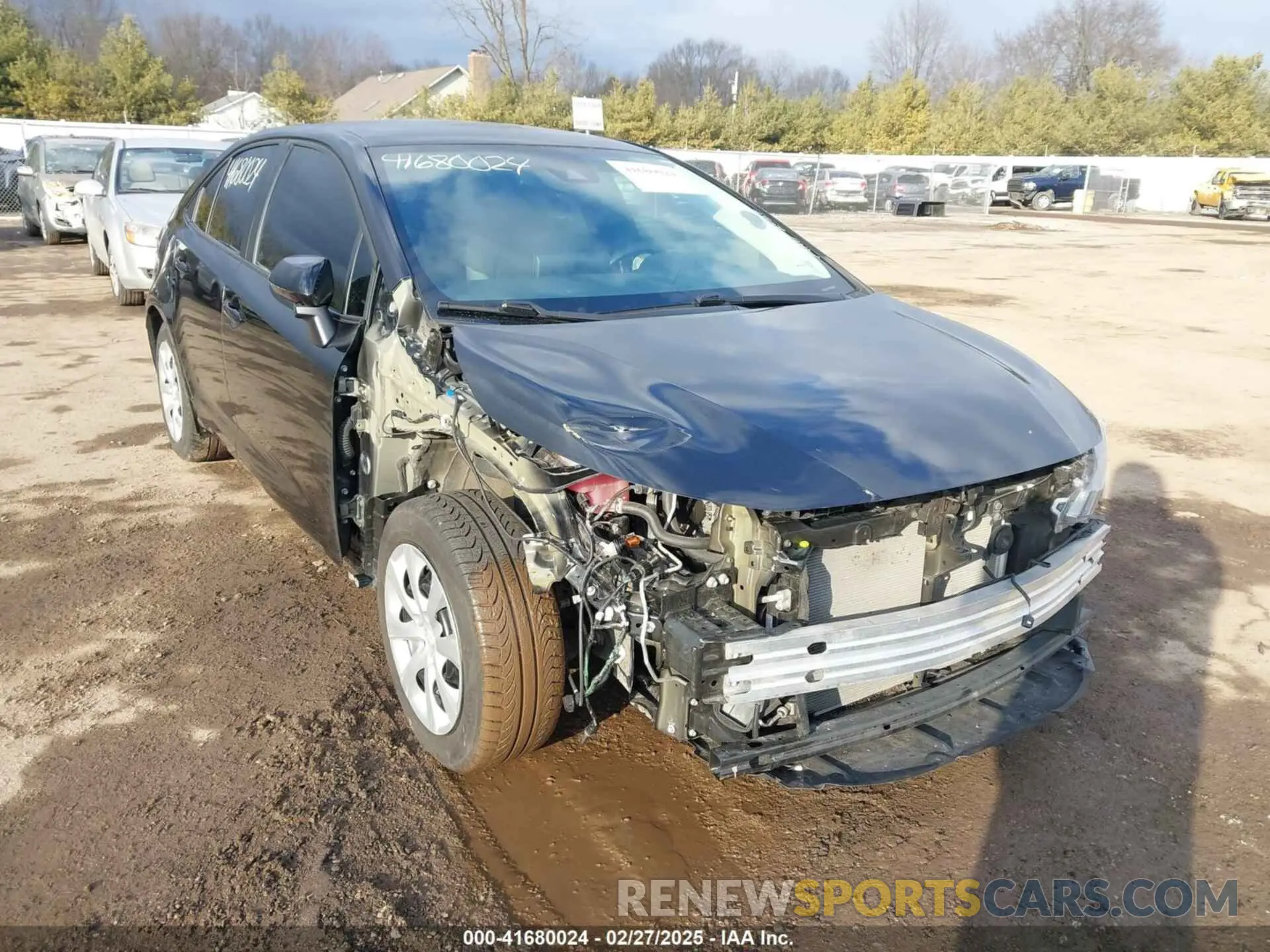 6 Photograph of a damaged car 5YFEPMAE4NP324102 TOYOTA COROLLA 2022