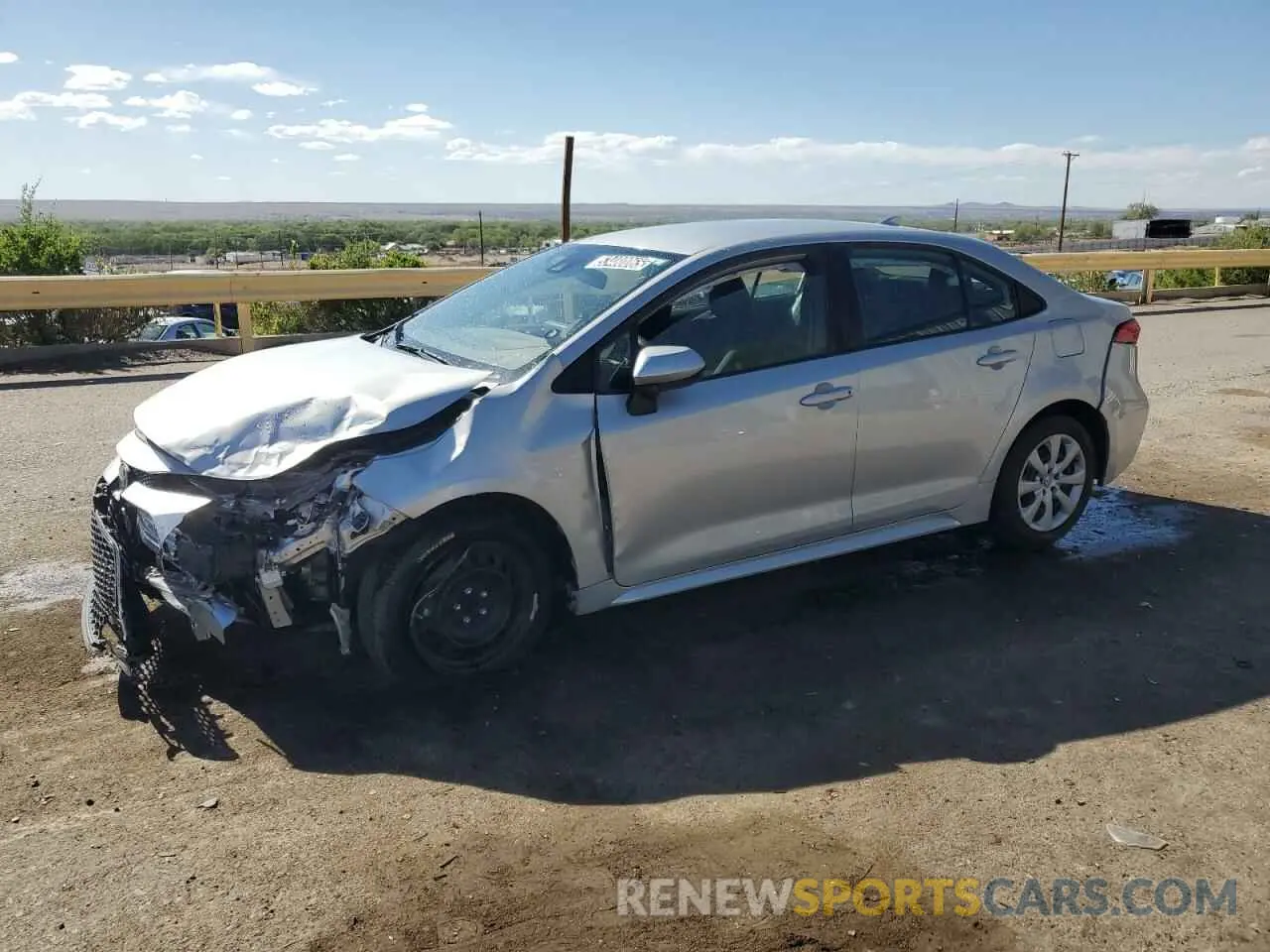 1 Photograph of a damaged car 5YFEPMAE4NP331647 TOYOTA COROLLA 2022