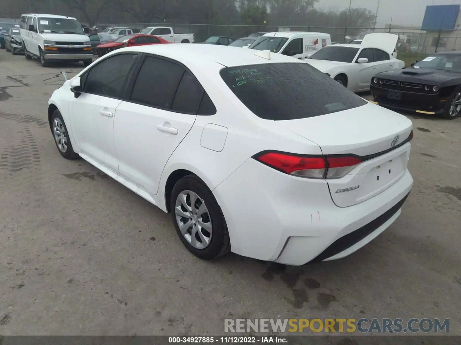 3 Photograph of a damaged car 5YFEPMAE4NP336119 TOYOTA COROLLA 2022