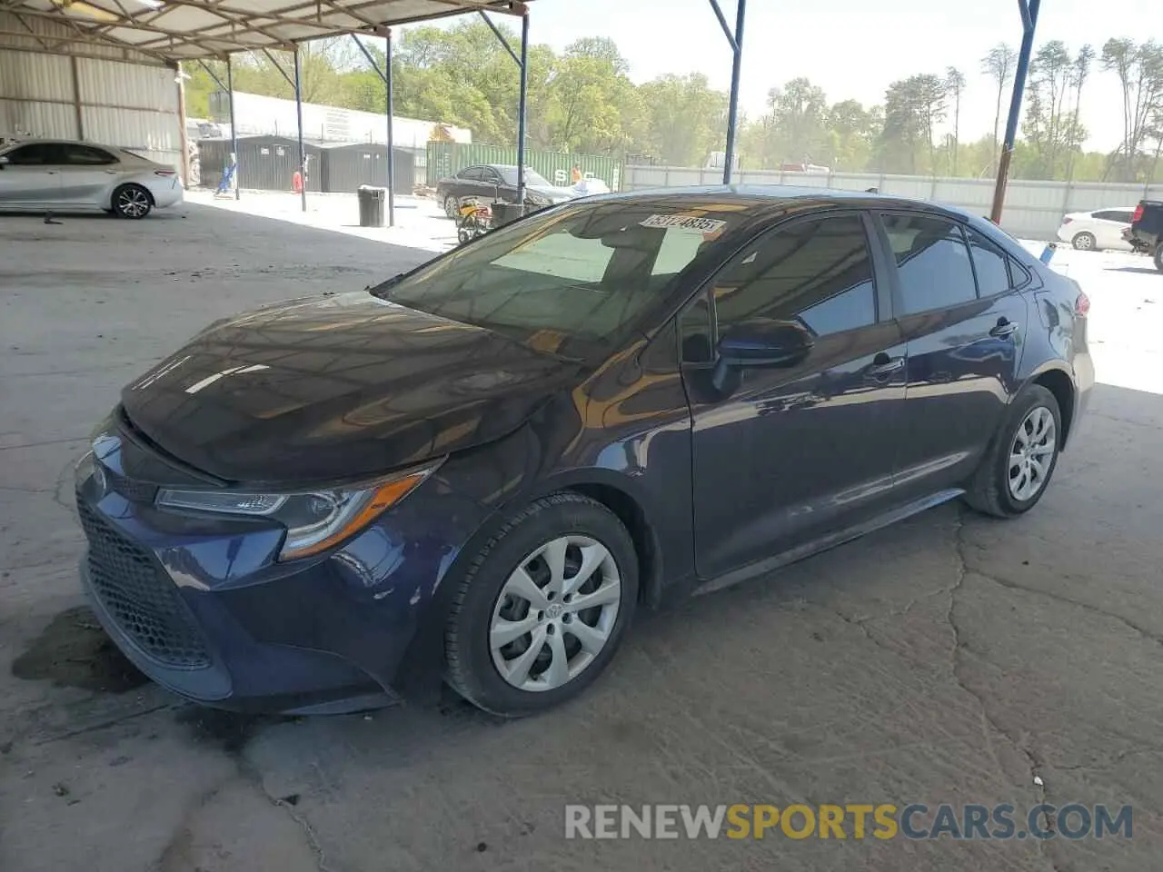 1 Photograph of a damaged car 5YFEPMAE4NP344270 TOYOTA COROLLA 2022
