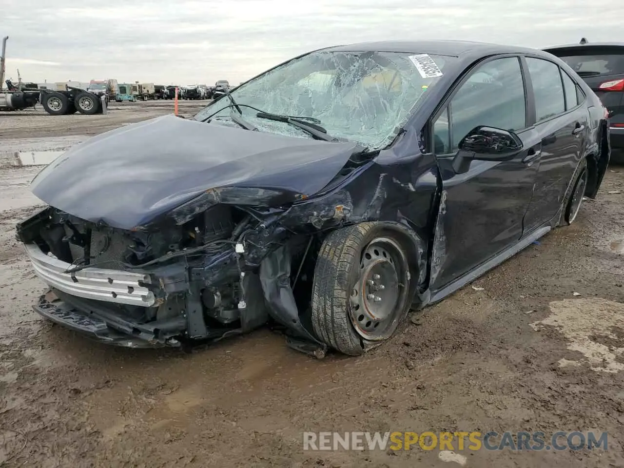 1 Photograph of a damaged car 5YFEPMAE4NP357018 TOYOTA COROLLA 2022
