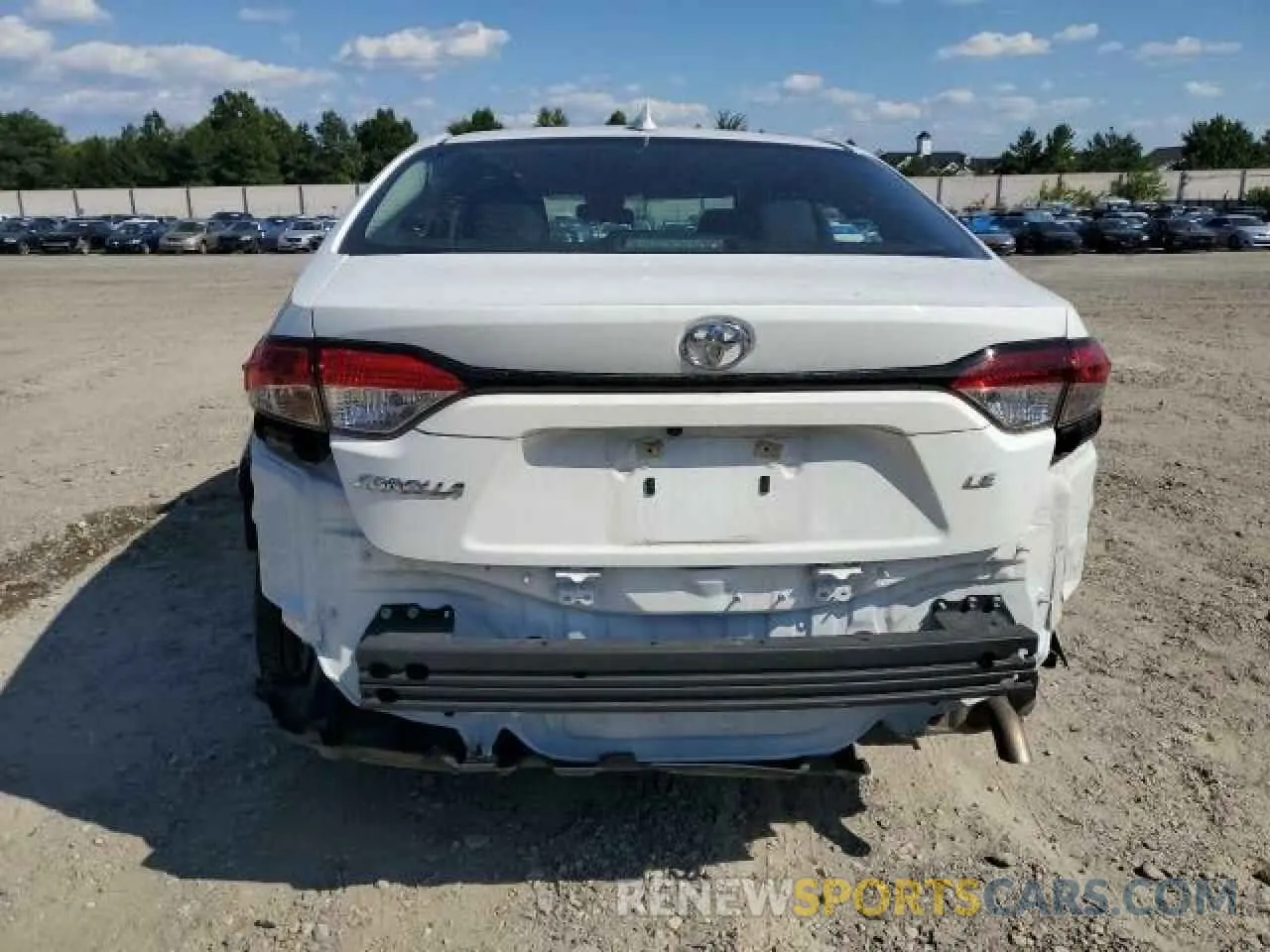 6 Photograph of a damaged car 5YFEPMAE4NP363997 TOYOTA COROLLA 2022