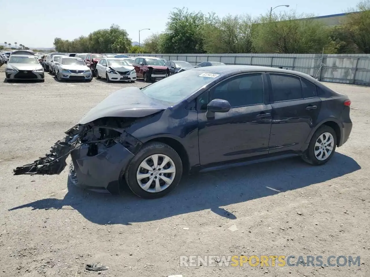 1 Photograph of a damaged car 5YFEPMAE4NP366995 TOYOTA COROLLA 2022