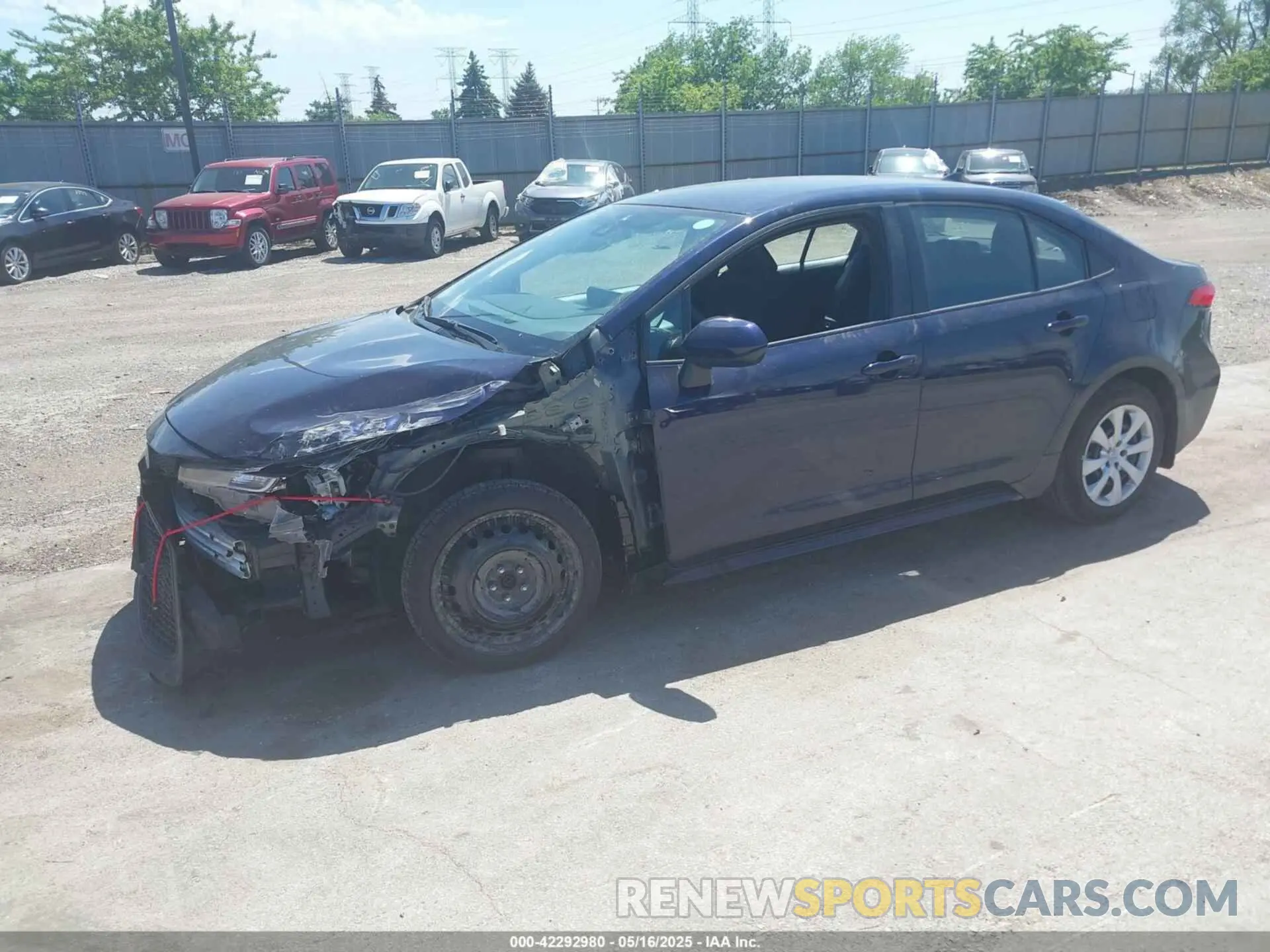 2 Photograph of a damaged car 5YFEPMAE4NP372263 TOYOTA COROLLA 2022