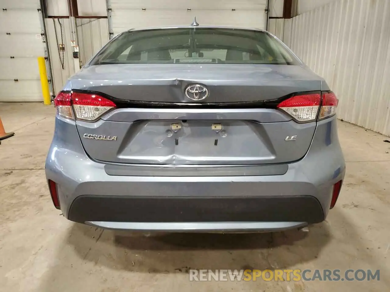6 Photograph of a damaged car 5YFEPMAE4NP387457 TOYOTA COROLLA 2022