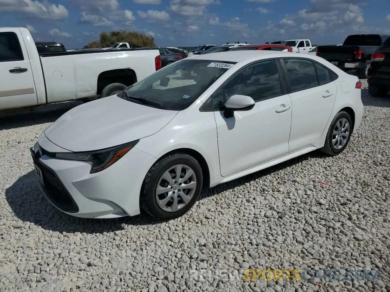 1 Photograph of a damaged car 5YFEPMAE4NP387538 TOYOTA COROLLA 2022