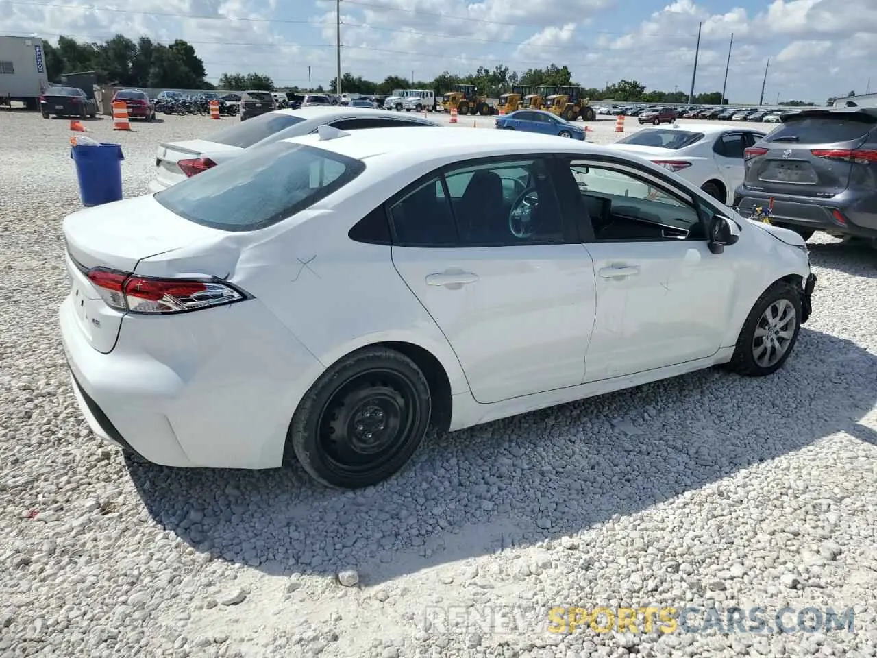 3 Photograph of a damaged car 5YFEPMAE4NP387538 TOYOTA COROLLA 2022