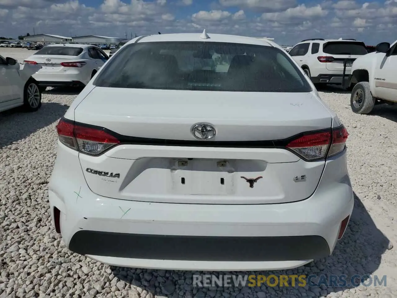 6 Photograph of a damaged car 5YFEPMAE4NP387538 TOYOTA COROLLA 2022
