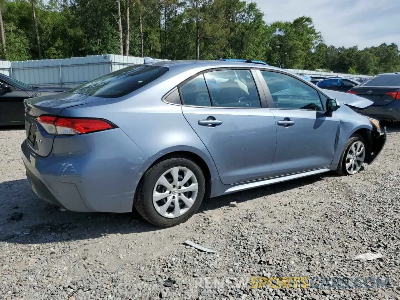3 Photograph of a damaged car 5YFEPMAE4NP392366 TOYOTA COROLLA 2022