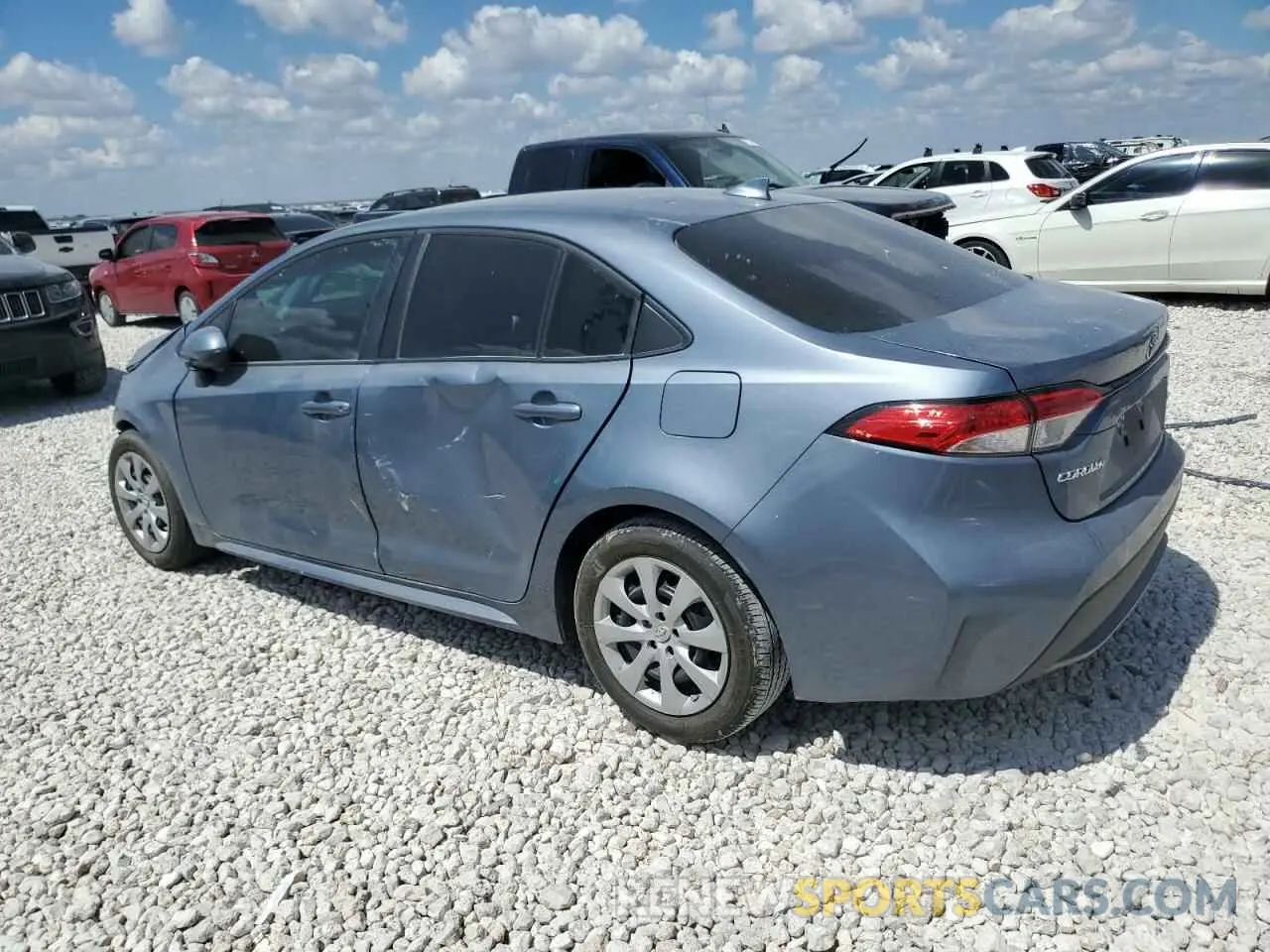 2 Photograph of a damaged car 5YFEPMAE5NP279655 TOYOTA COROLLA 2022