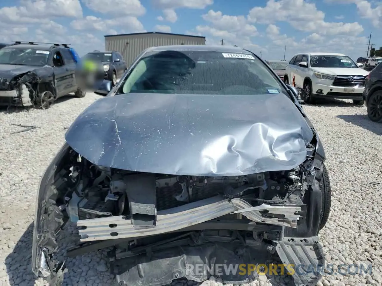 5 Photograph of a damaged car 5YFEPMAE5NP279655 TOYOTA COROLLA 2022