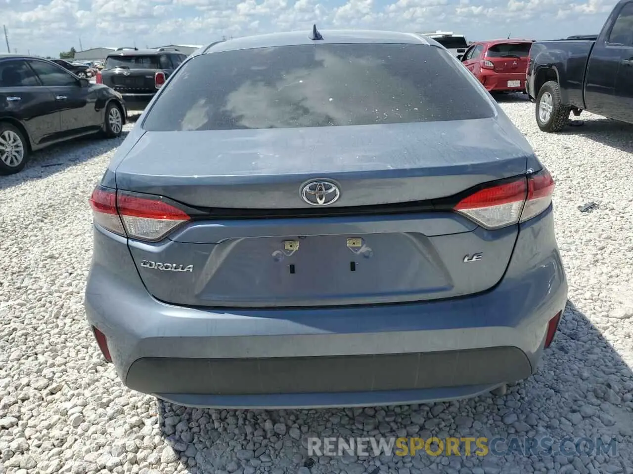 6 Photograph of a damaged car 5YFEPMAE5NP279655 TOYOTA COROLLA 2022