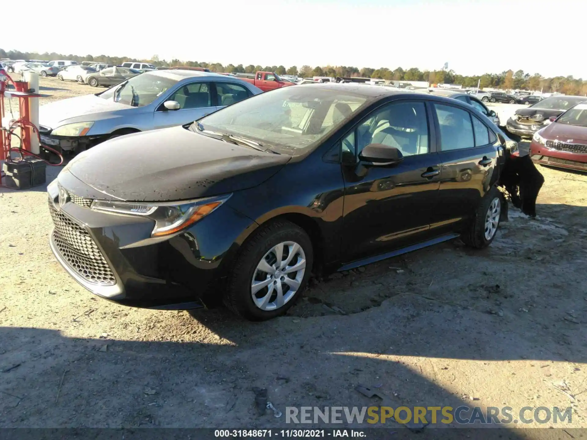 2 Photograph of a damaged car 5YFEPMAE5NP280773 TOYOTA COROLLA 2022