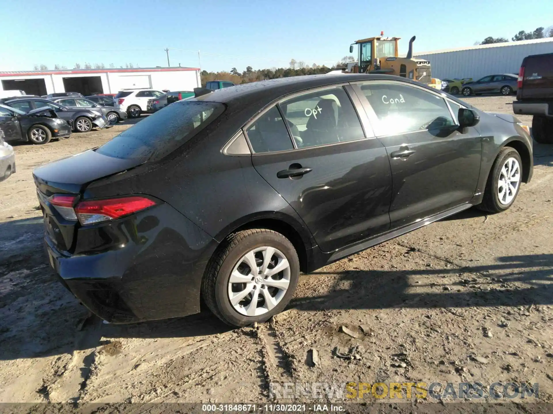 4 Photograph of a damaged car 5YFEPMAE5NP280773 TOYOTA COROLLA 2022