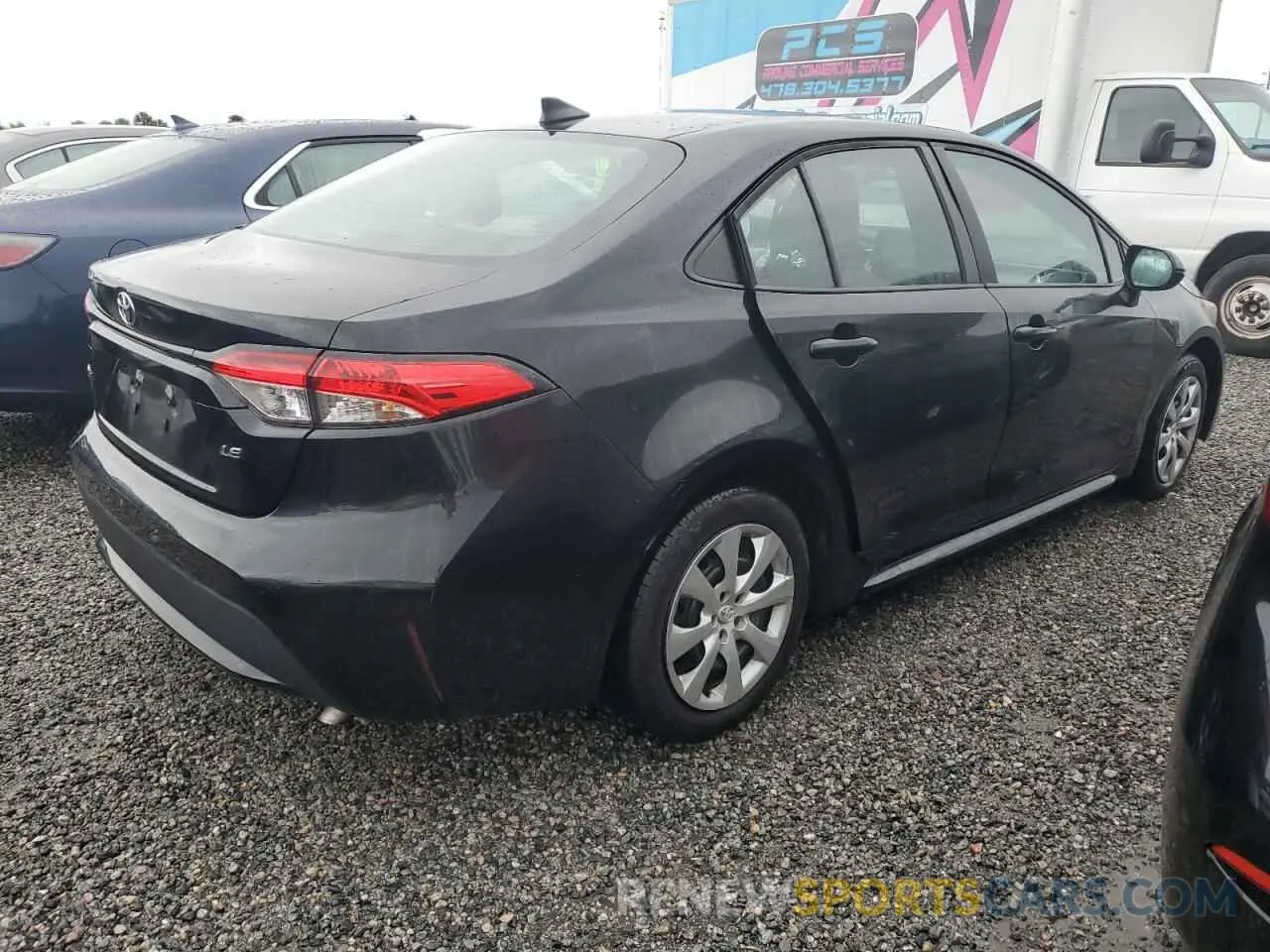 3 Photograph of a damaged car 5YFEPMAE5NP284385 TOYOTA COROLLA 2022