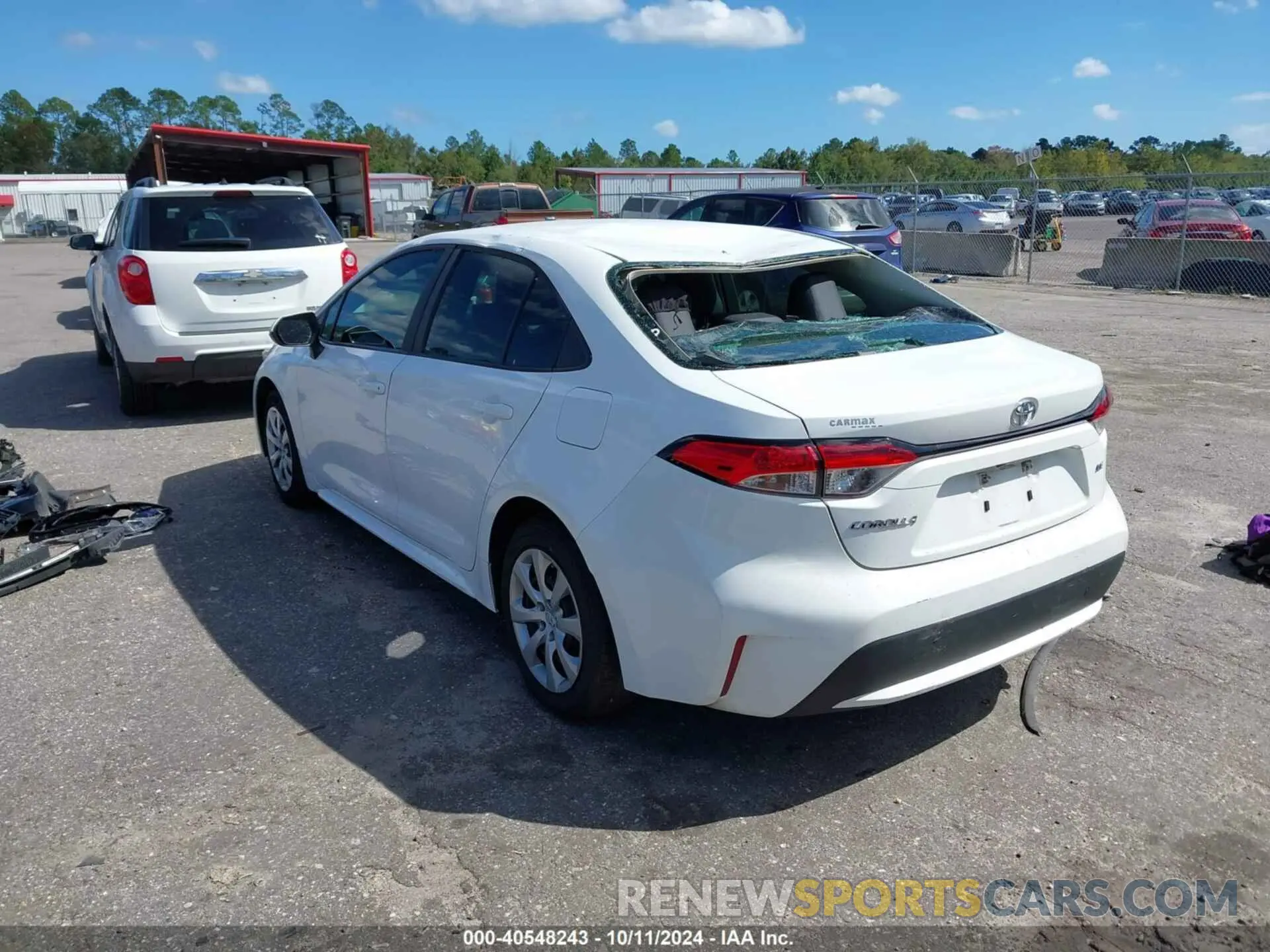 3 Photograph of a damaged car 5YFEPMAE5NP291174 TOYOTA COROLLA 2022