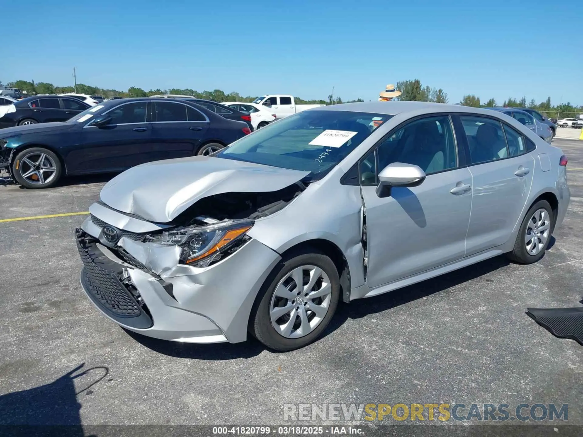 2 Photograph of a damaged car 5YFEPMAE5NP292471 TOYOTA COROLLA 2022