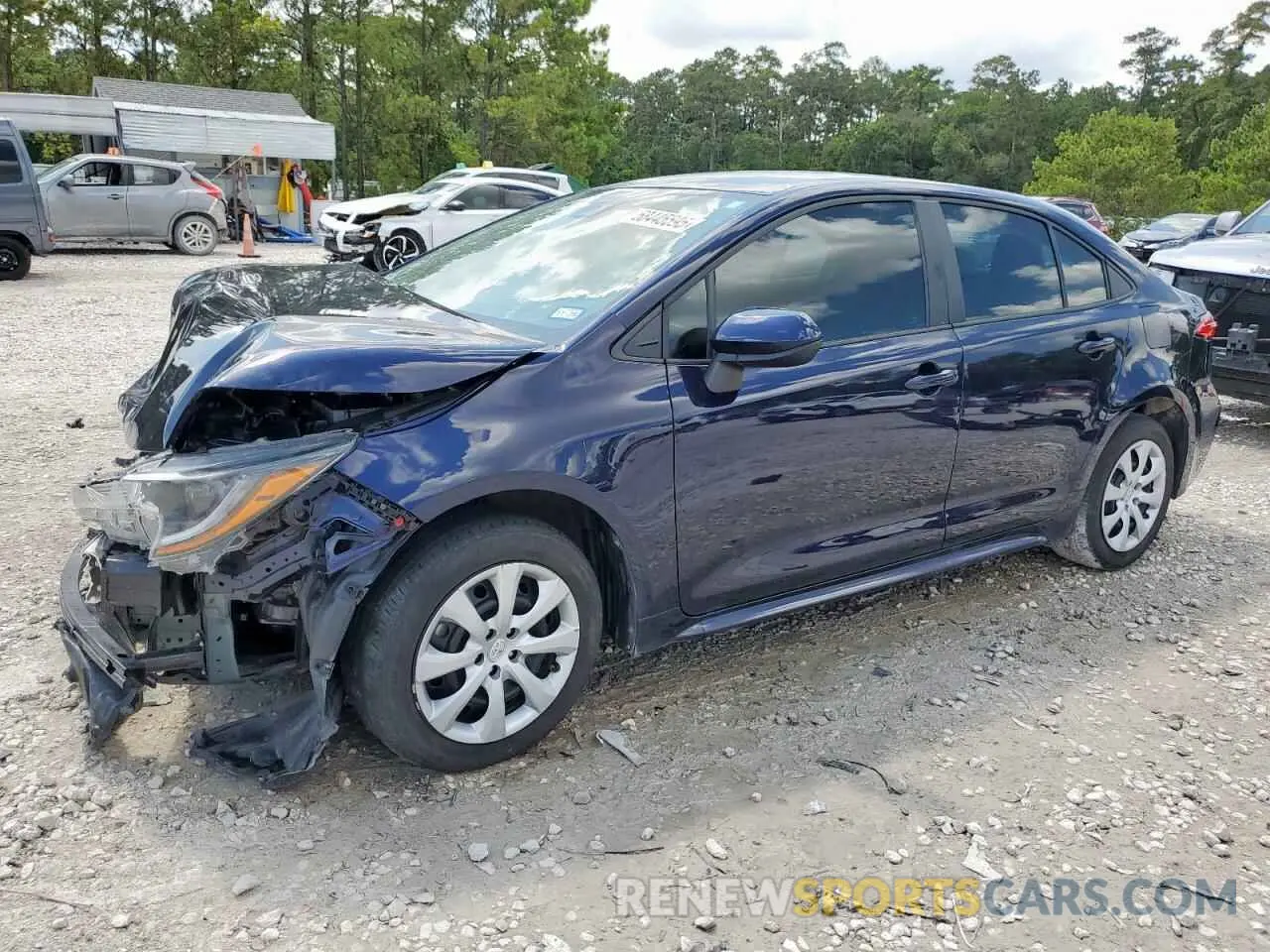 1 Photograph of a damaged car 5YFEPMAE5NP295483 TOYOTA COROLLA 2022