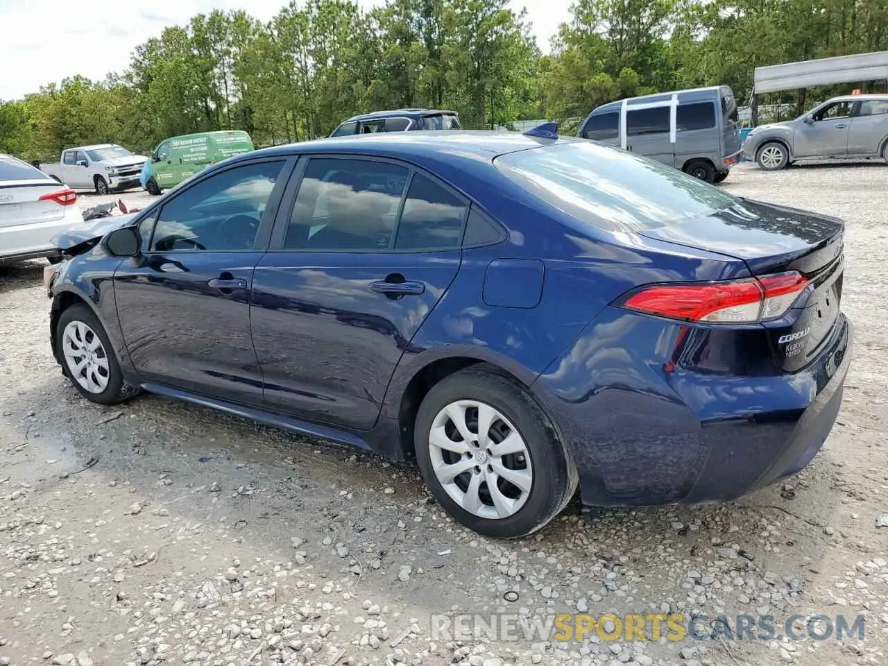 2 Photograph of a damaged car 5YFEPMAE5NP295483 TOYOTA COROLLA 2022