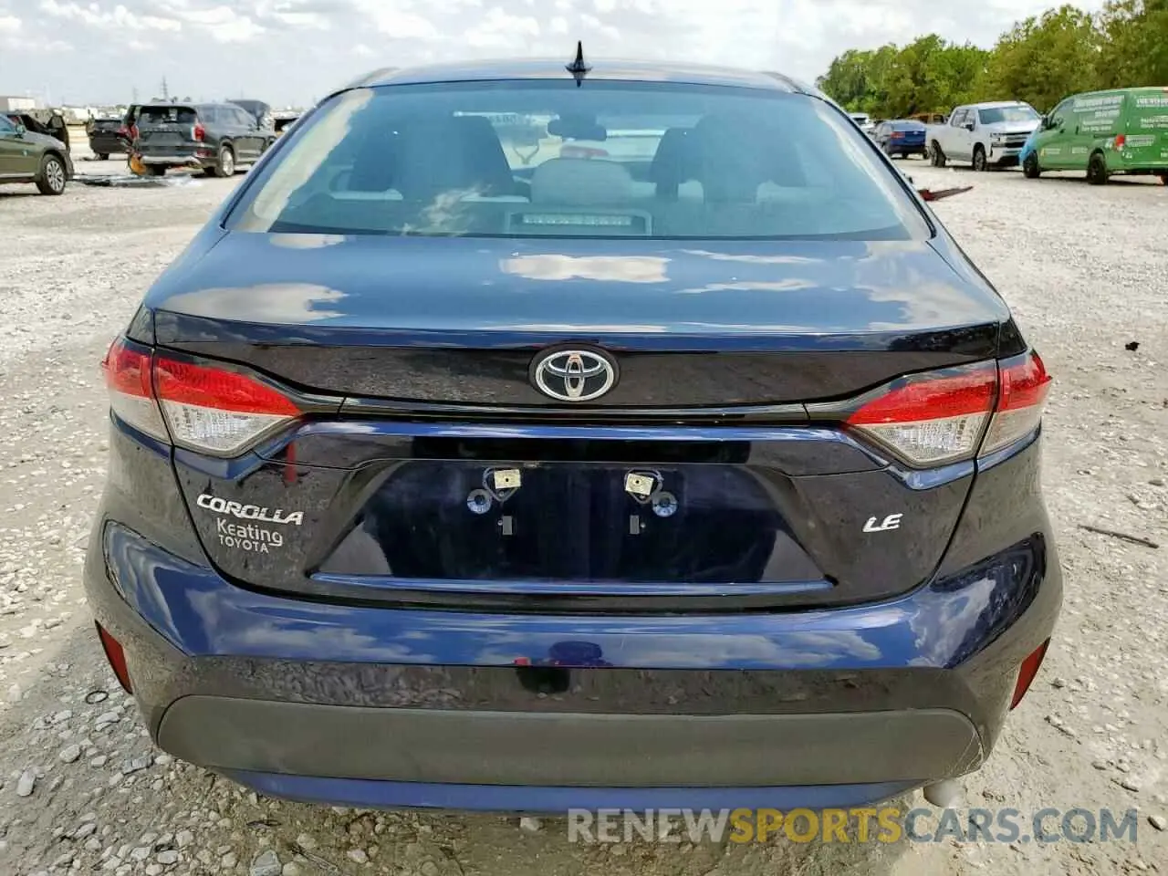 6 Photograph of a damaged car 5YFEPMAE5NP295483 TOYOTA COROLLA 2022