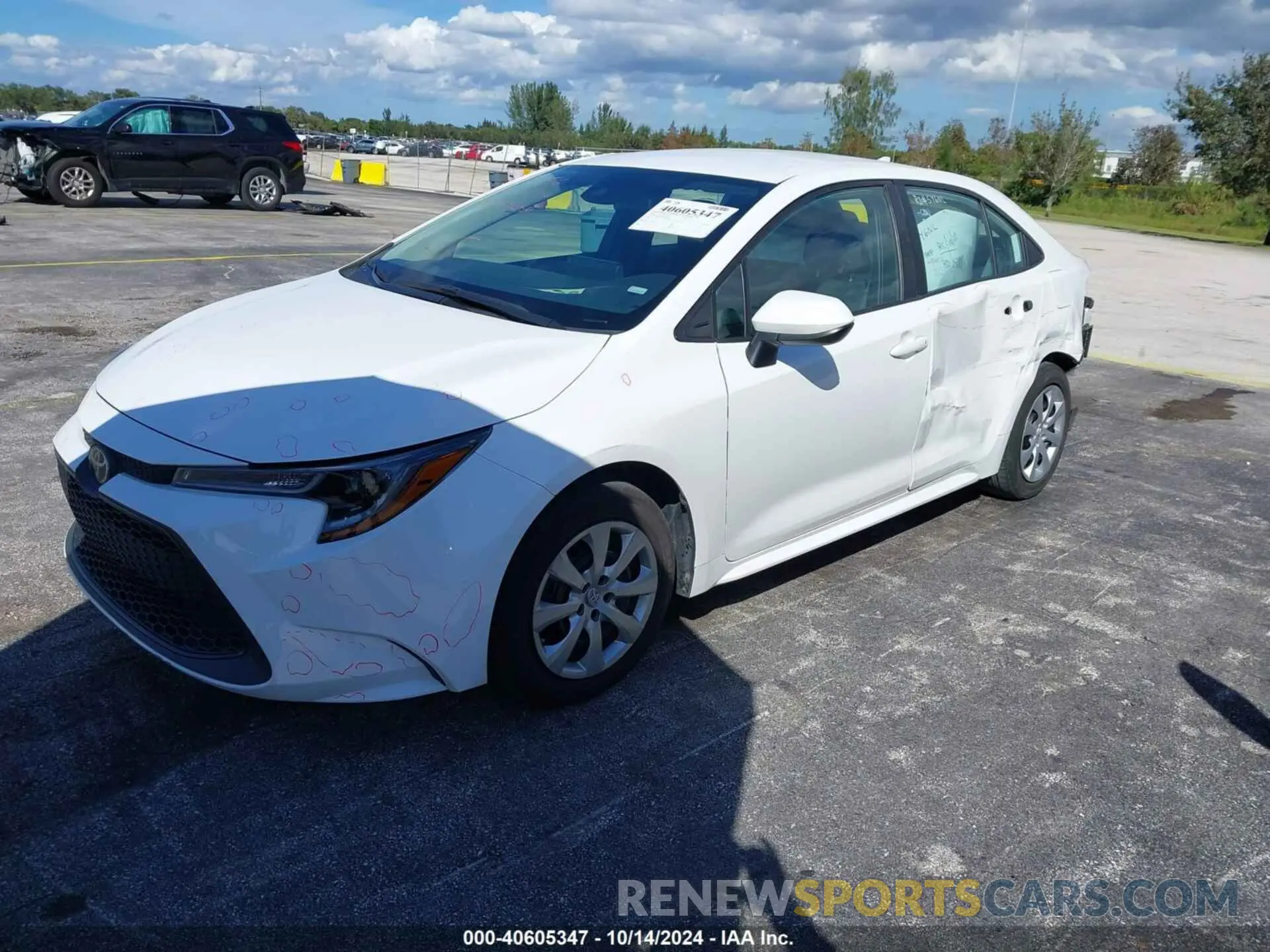 2 Photograph of a damaged car 5YFEPMAE5NP296035 TOYOTA COROLLA 2022