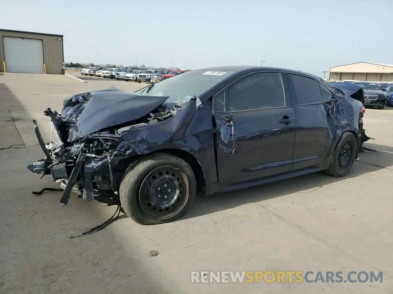 1 Photograph of a damaged car 5YFEPMAE5NP296052 TOYOTA COROLLA 2022
