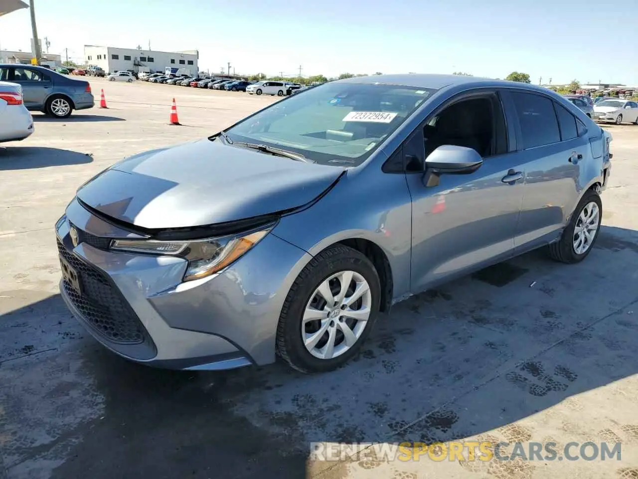 1 Photograph of a damaged car 5YFEPMAE5NP308202 TOYOTA COROLLA 2022