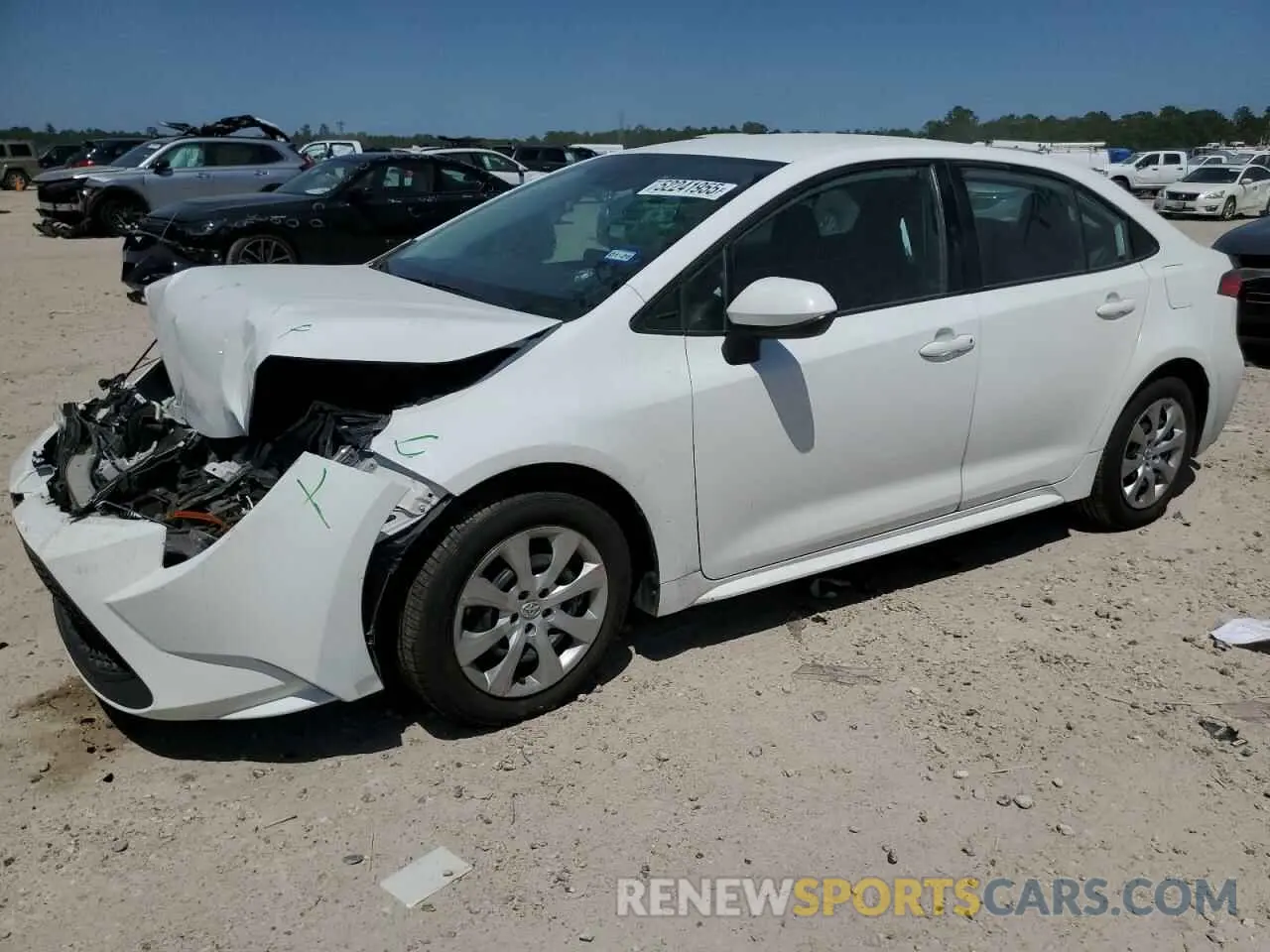 1 Photograph of a damaged car 5YFEPMAE5NP317532 TOYOTA COROLLA 2022