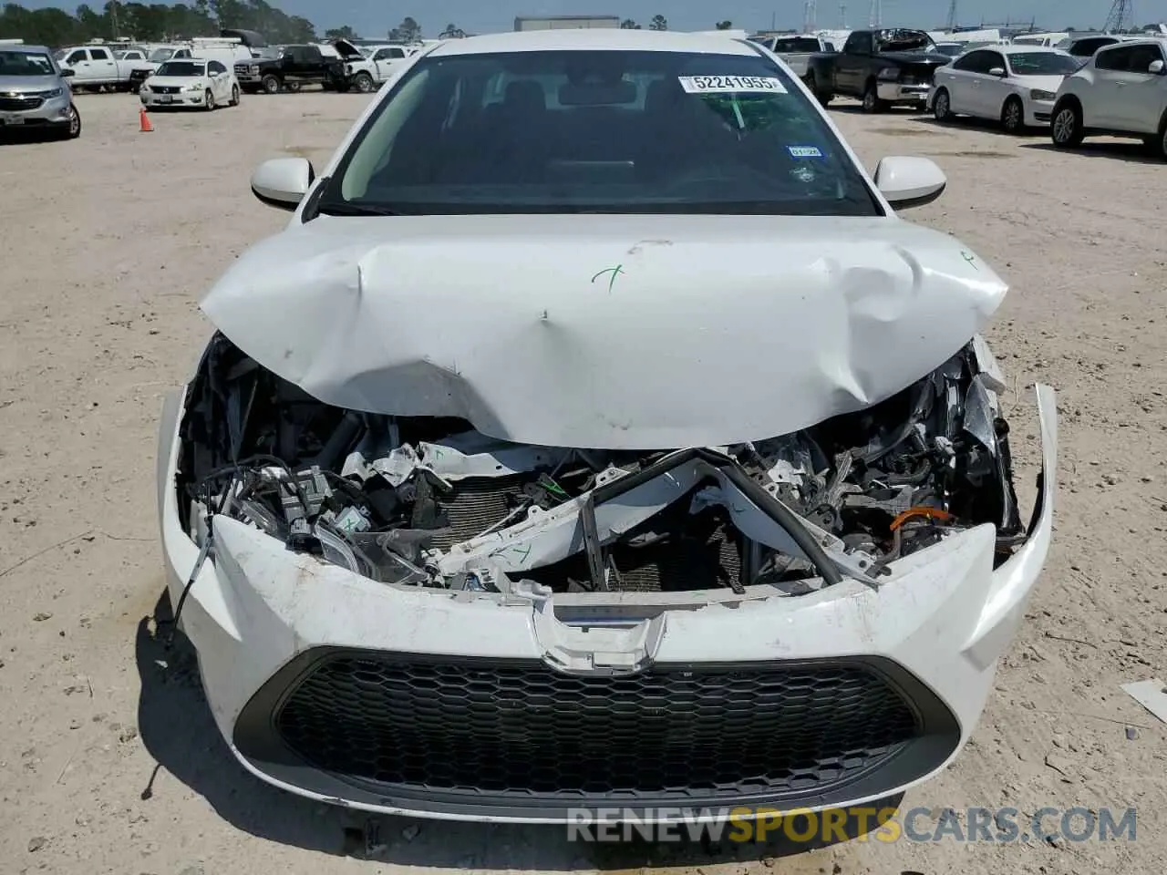 5 Photograph of a damaged car 5YFEPMAE5NP317532 TOYOTA COROLLA 2022
