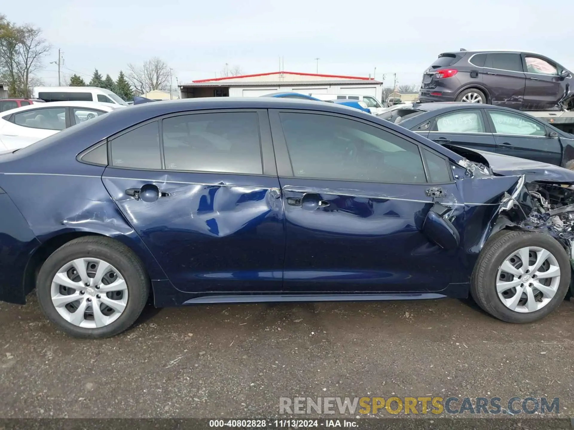 13 Photograph of a damaged car 5YFEPMAE5NP319376 TOYOTA COROLLA 2022