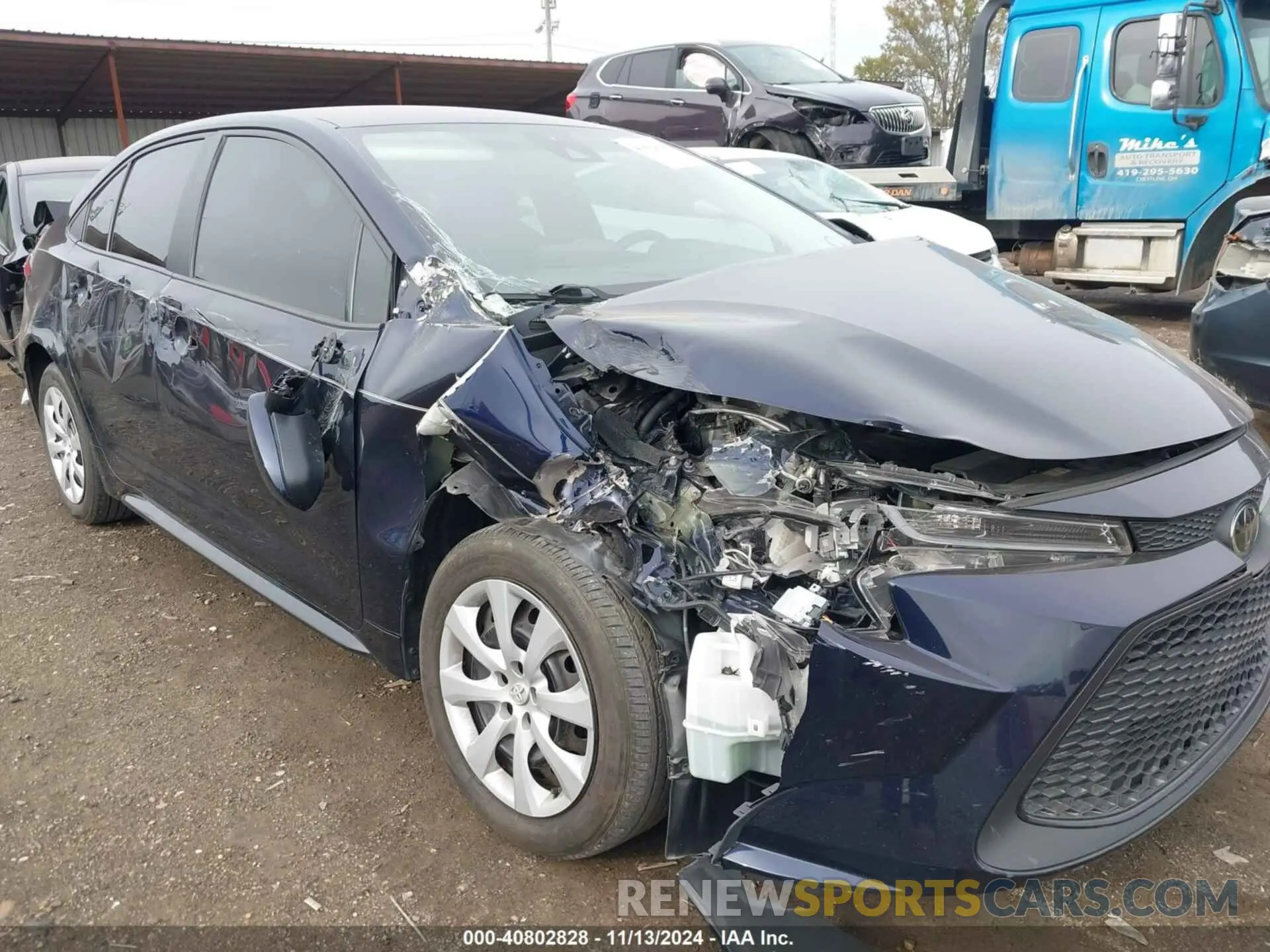 6 Photograph of a damaged car 5YFEPMAE5NP319376 TOYOTA COROLLA 2022