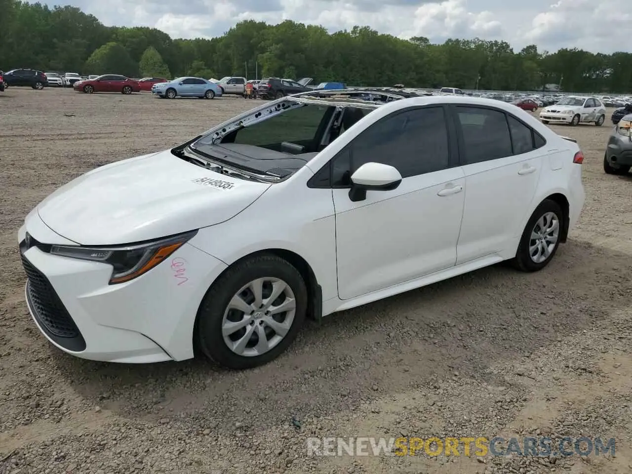 1 Photograph of a damaged car 5YFEPMAE5NP320141 TOYOTA COROLLA 2022