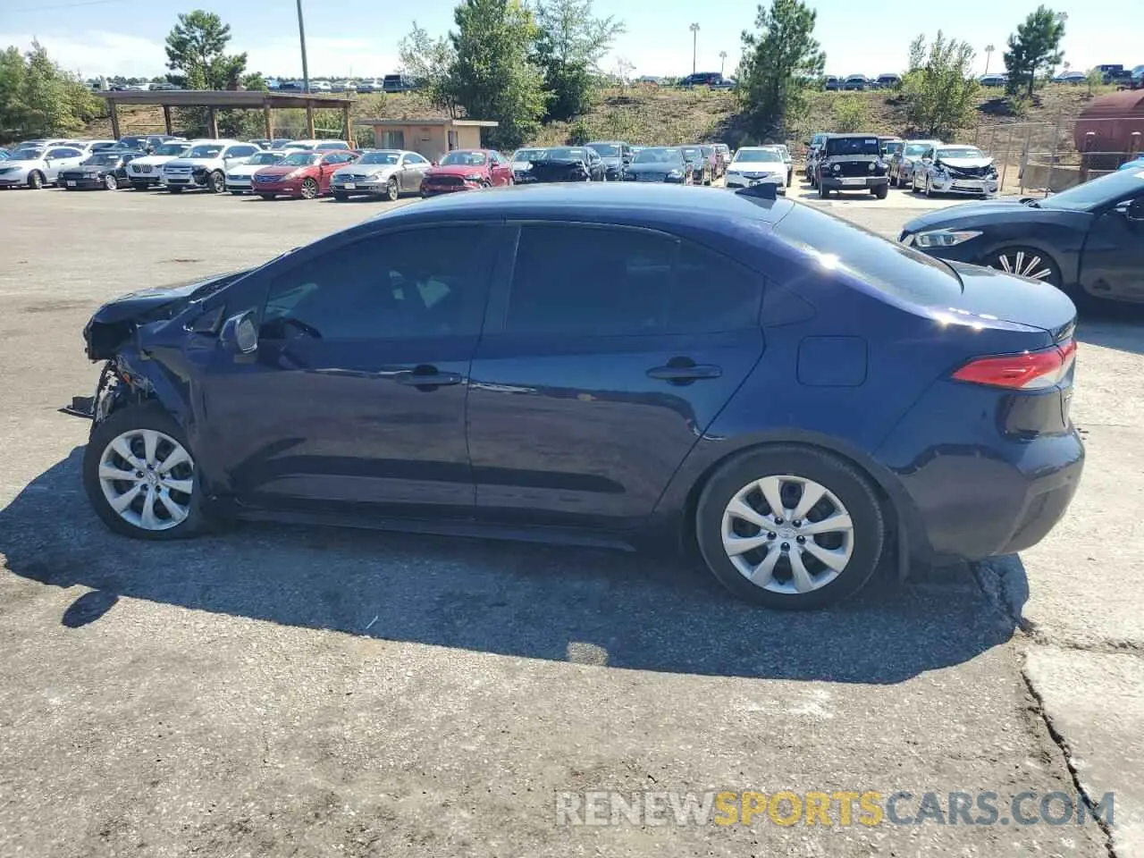 2 Photograph of a damaged car 5YFEPMAE5NP321760 TOYOTA COROLLA 2022