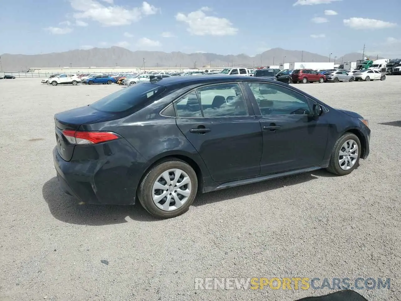 3 Photograph of a damaged car 5YFEPMAE5NP343399 TOYOTA COROLLA 2022