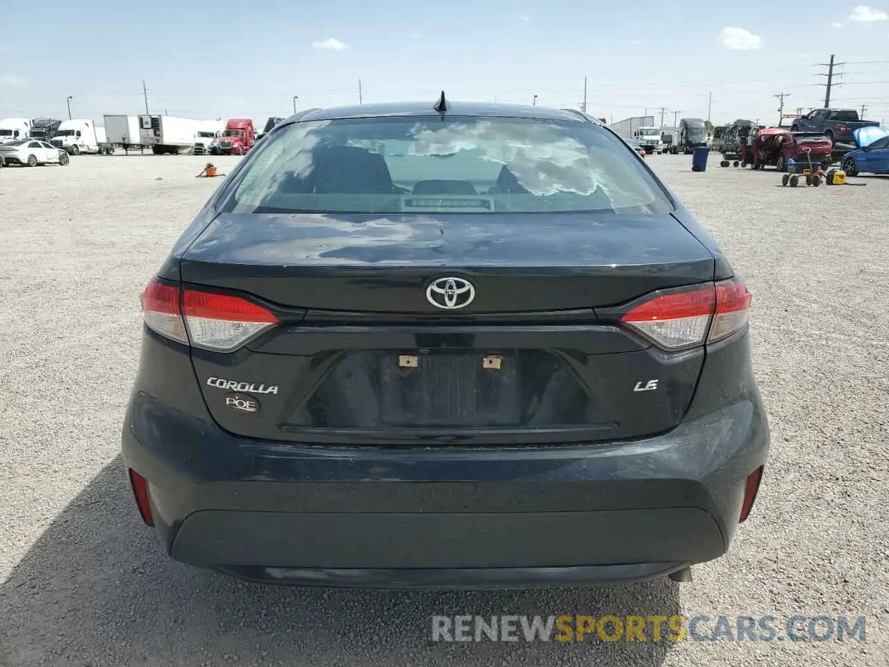 6 Photograph of a damaged car 5YFEPMAE5NP343399 TOYOTA COROLLA 2022